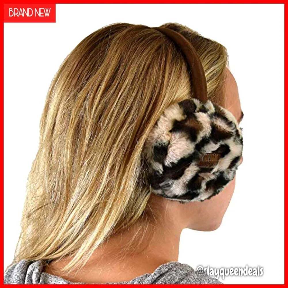 Soft Adjustable Headband Ear Warmer Earmuffs Winter Warm One Size